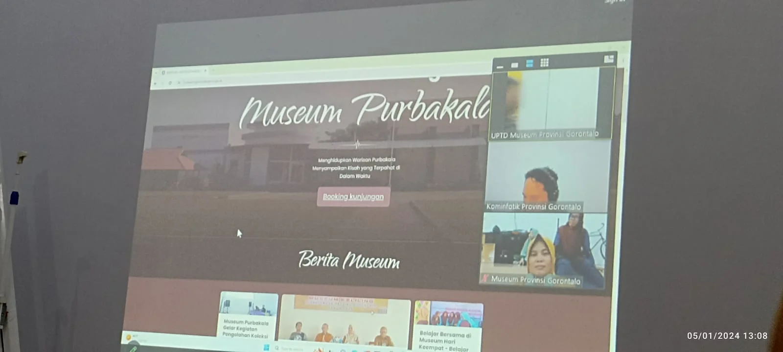 Kembangkan Website Museum Buka Layanan Booking Kunjungan