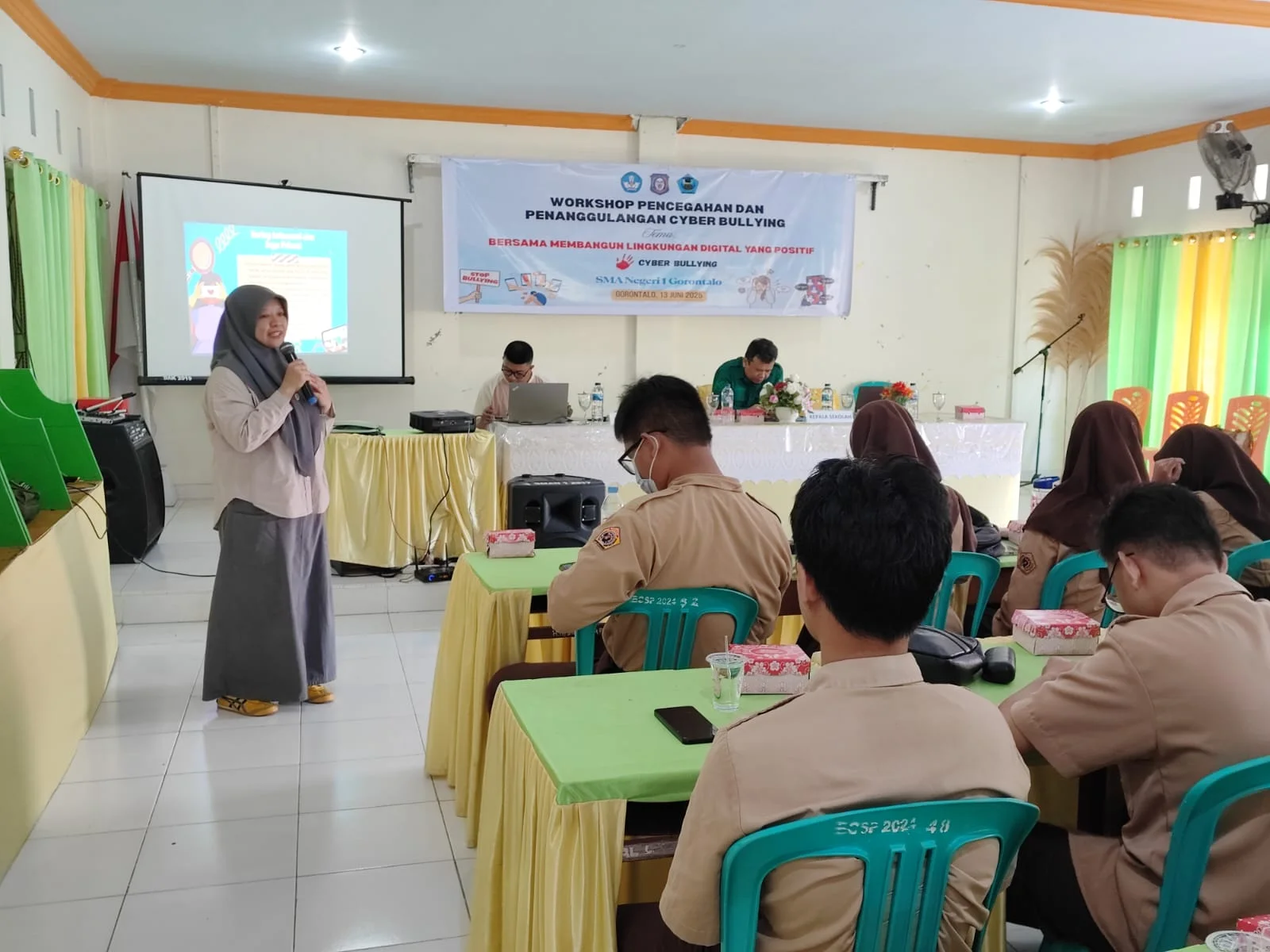 Smansa Gorontalo Kolaborasi Diskominfotik Gaungkan “No Cyber Bullying”