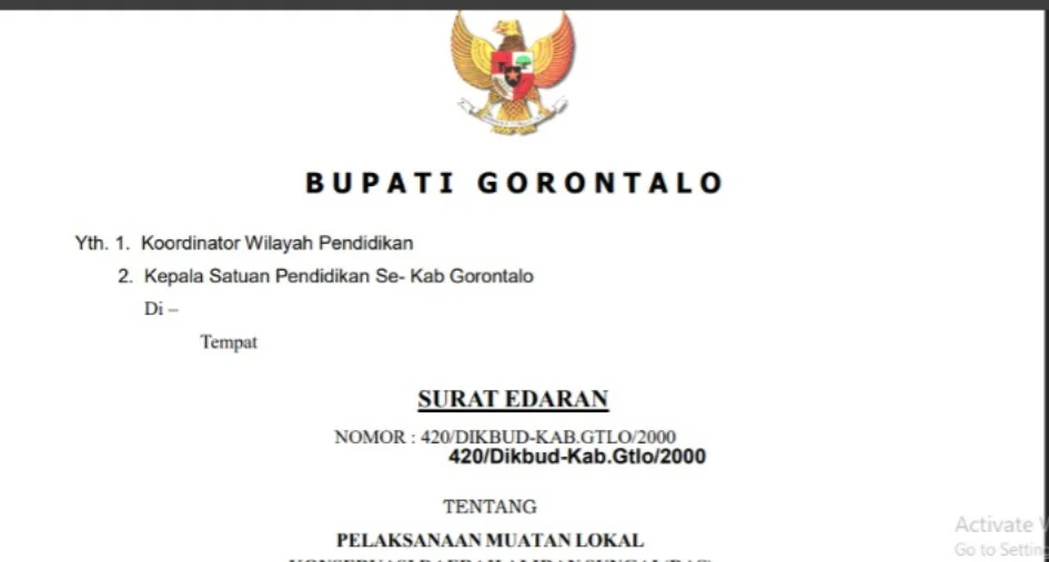 Perbub 420 tahun 2025 tentang Mulok Konservasi DAS & Danau, satu langkah untuk seribu harapan
