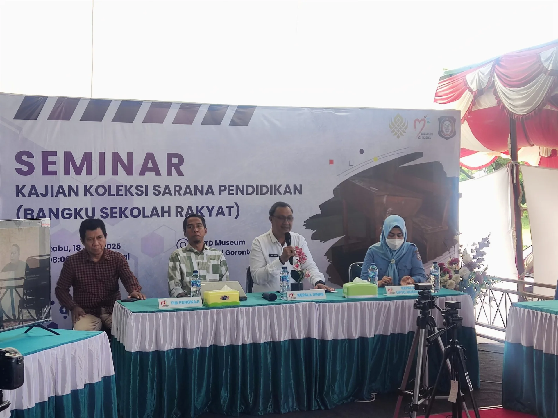 Wakili Kadis Dikbud, Kabid SMK Buka Kegiatan Seminar Kajian Koleksi Museum