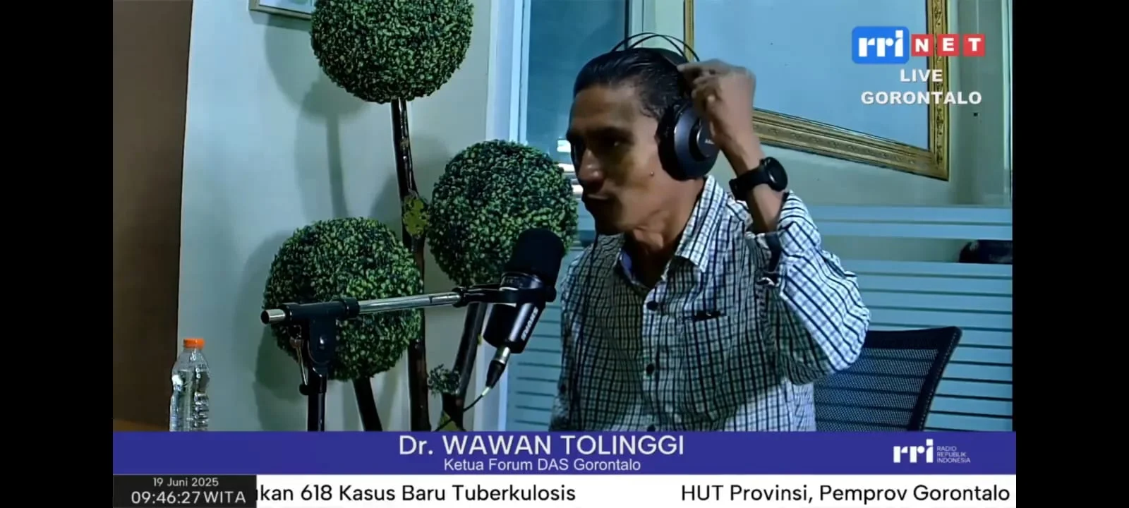 Dialog pagi RRI Gorontalo, membangun kolaborasi penyelamatan Danau Limboto tanpa batas