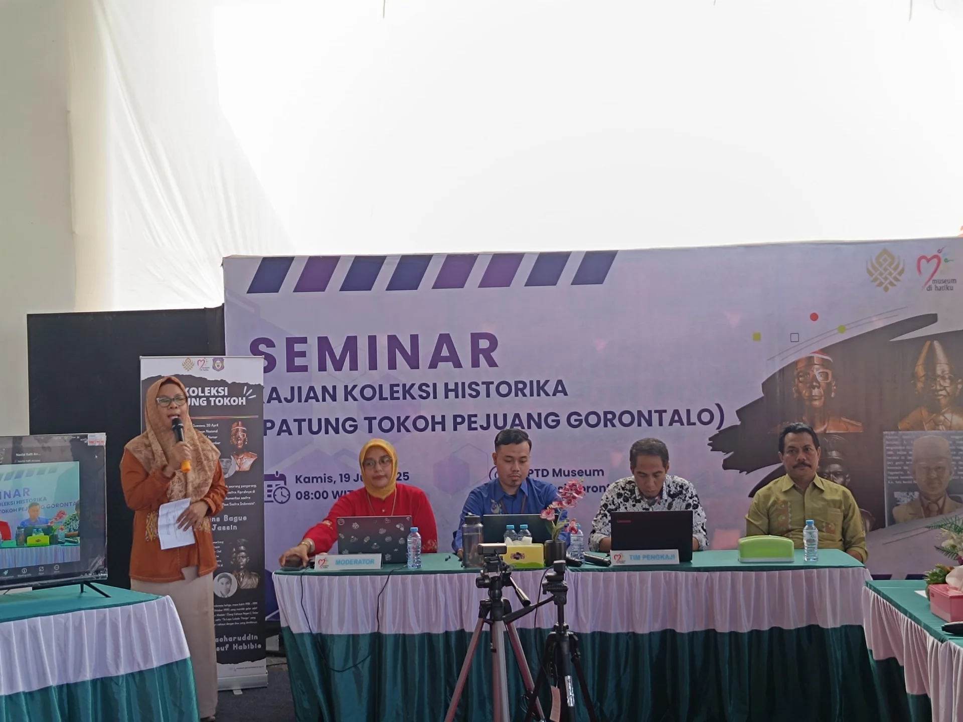 Hari Kedua Seminar Bahas Koleksi Patung Tokoh Pejuang Gorontalo