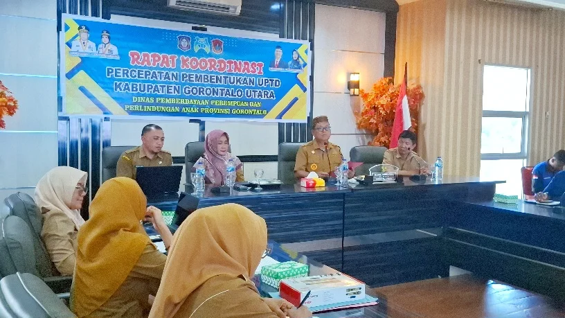 Rapat Koordinasi Percepatan Pembentukan UPTD PPA Kabupaten Gorontalo Utara