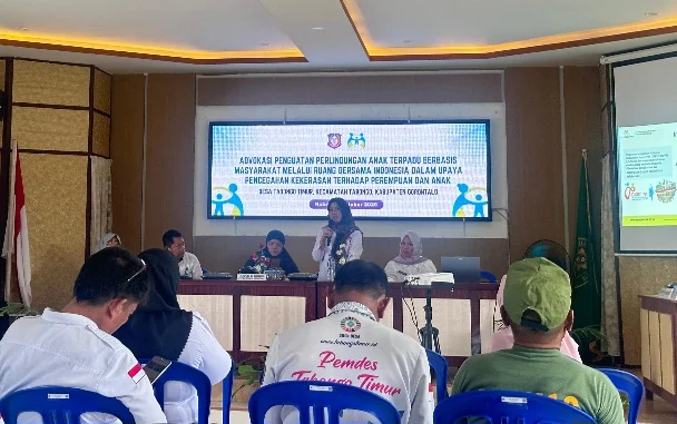 DPPPA Provinsi Gorontalo Perkuat Gerakan PATBM Melalui Ruang Bersama Indonesia di Desa Tabongo Timur