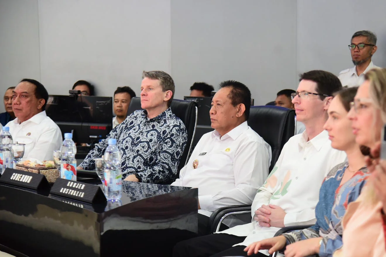 Dubes Australia Kagum Sajian Data di Command Center Gorontalo