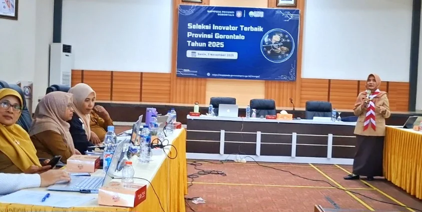 Kadis PPPA Sampaikan Inovasi PPPA pada Seleksi Inovator Terbaik Provinsi Gorontalo