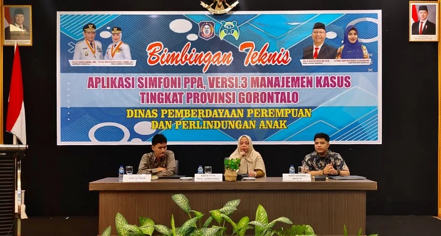 Dinas PPPA Provinsi Gorontalo Gelar Bimtek SIMFONI PPA Versi 3 untuk Penguatan Pengelolaan Data Kasus Kekerasan