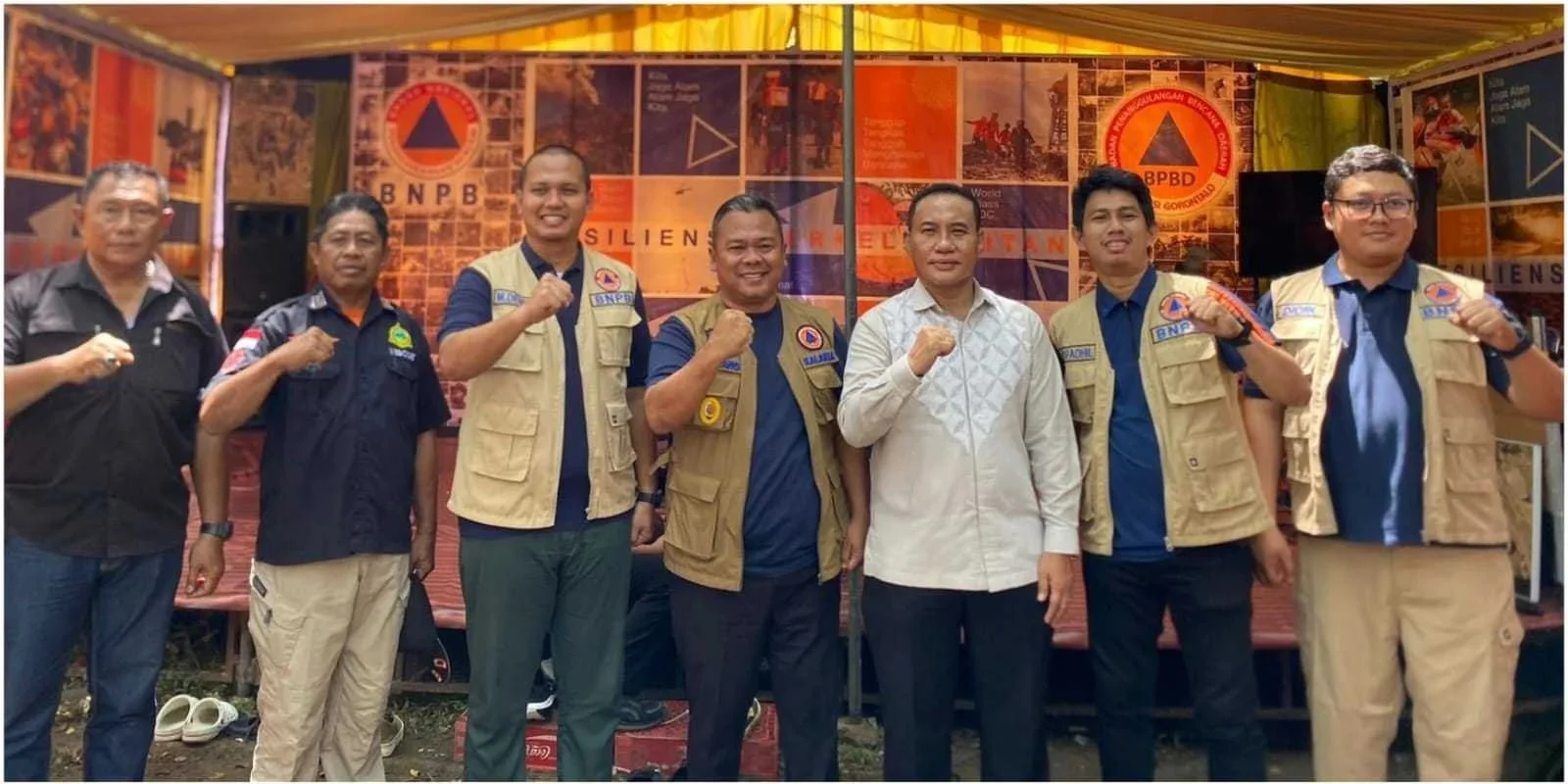 BNPB bersama BPBD Provinsi Gorontalo Ikut Sukseskan Peran Saka Nasional 2025
