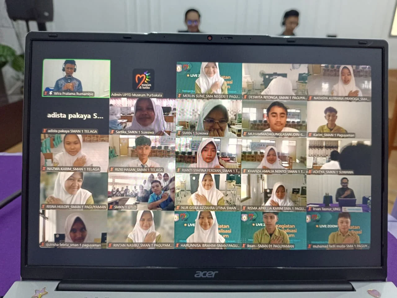 Museum Provinsi Gorontalo Gelar Sosialisasi Virtual Bertema Jejak Kepahlawanan dalam Koleksi Museum untuk Generasi Digital