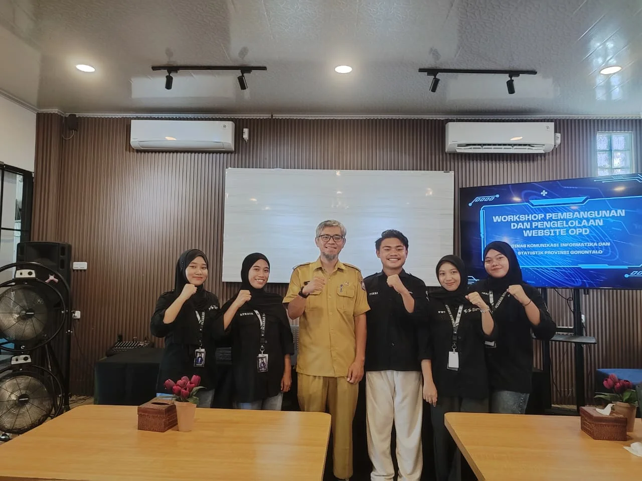 Mahasiswa Magang Universitas Muhammadiyah Gorontalo, Sistem Informasi Ikut Serta Dalam Workshop Pengembangan Dan Pengelolaan Website OPD