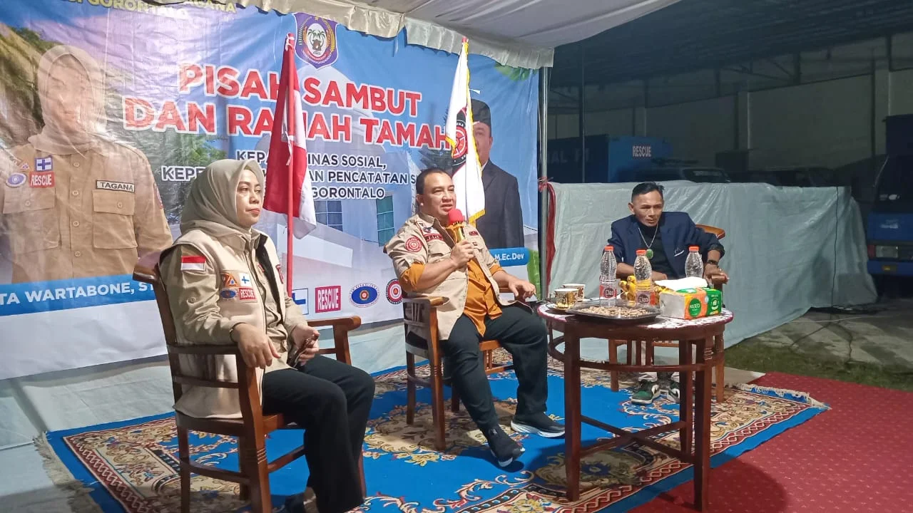 Tagana Provinsi Gorontalo Gelar Pisah Sambut dan Ramah Tamah Pejabat Baru