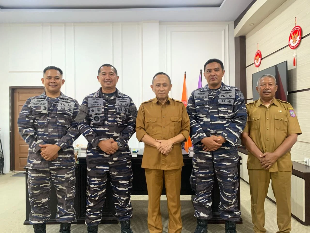 TNI Angkatan Laut Tingkatkan Sinergitas dengan BPBD Provinsi Gorontalo 