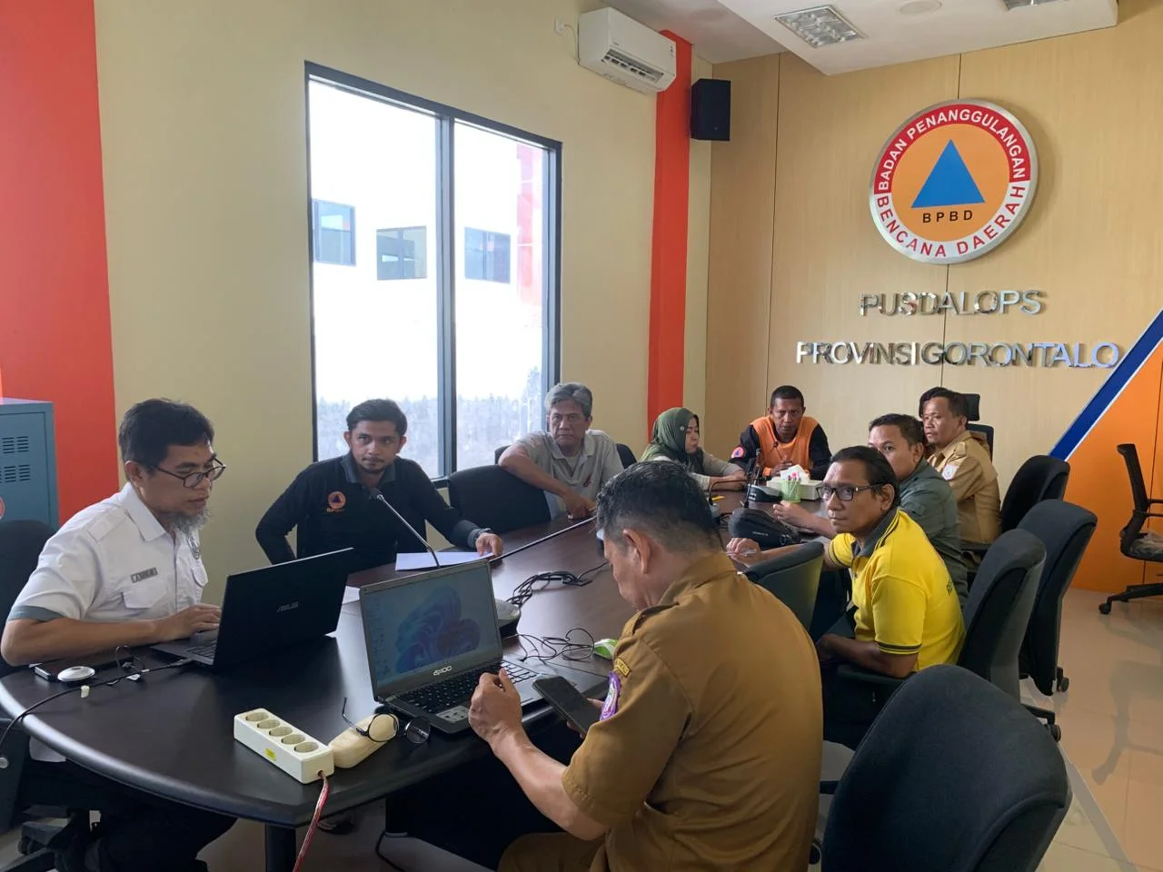 Pererat Sinergi, BPBD Provinsi Gelar Rapat Perdana Bersama PUPR Gorontalo 