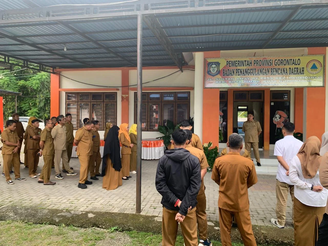 Apel Pagi, Wujud Displin dan Komitmen BPBD Provinsi Gorontalo