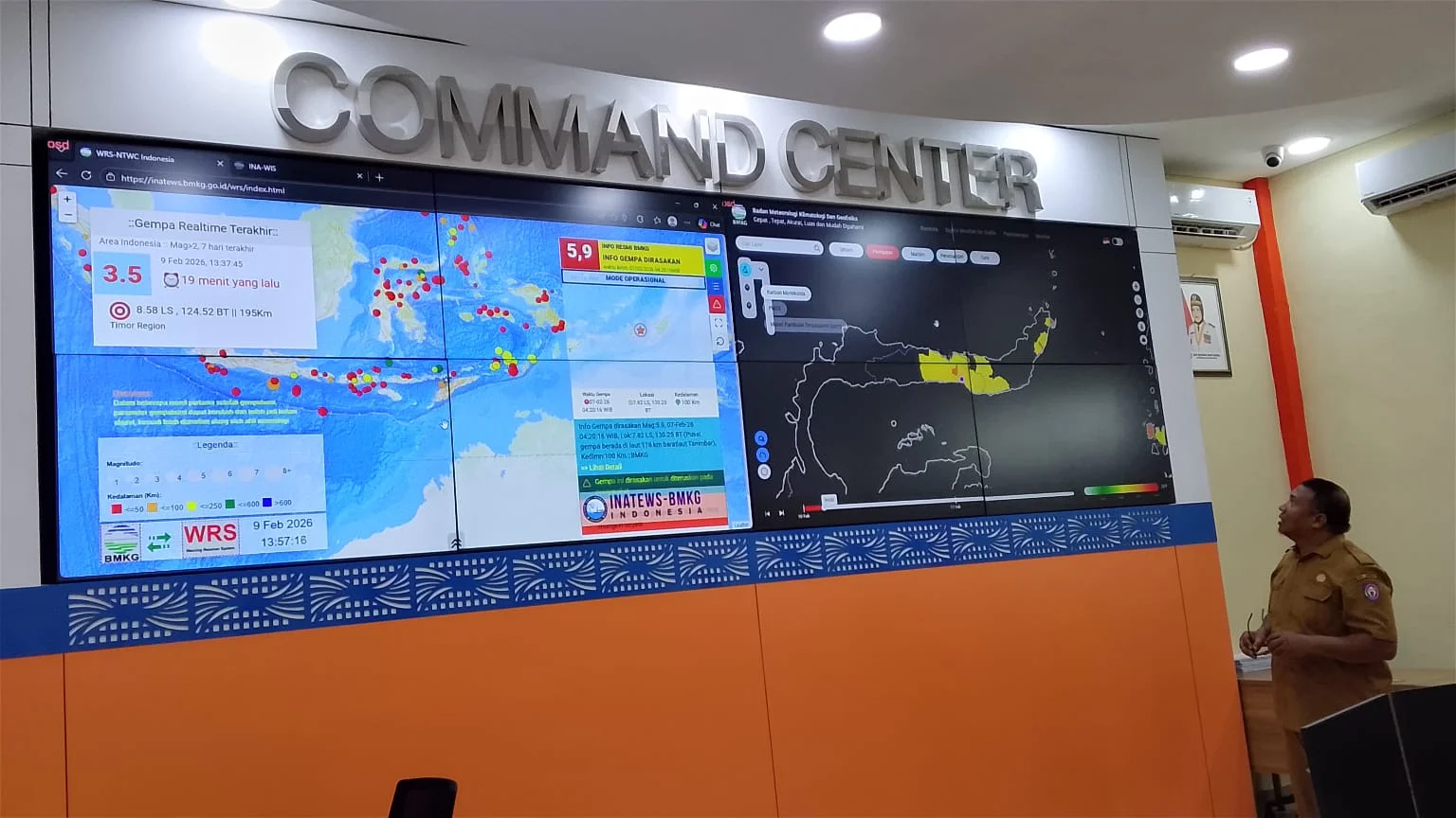 BPBD Provinsi Gorontalo Imbau Warga Waspada dan Siaga Cuaca Hujan Disertai Angin Kencang