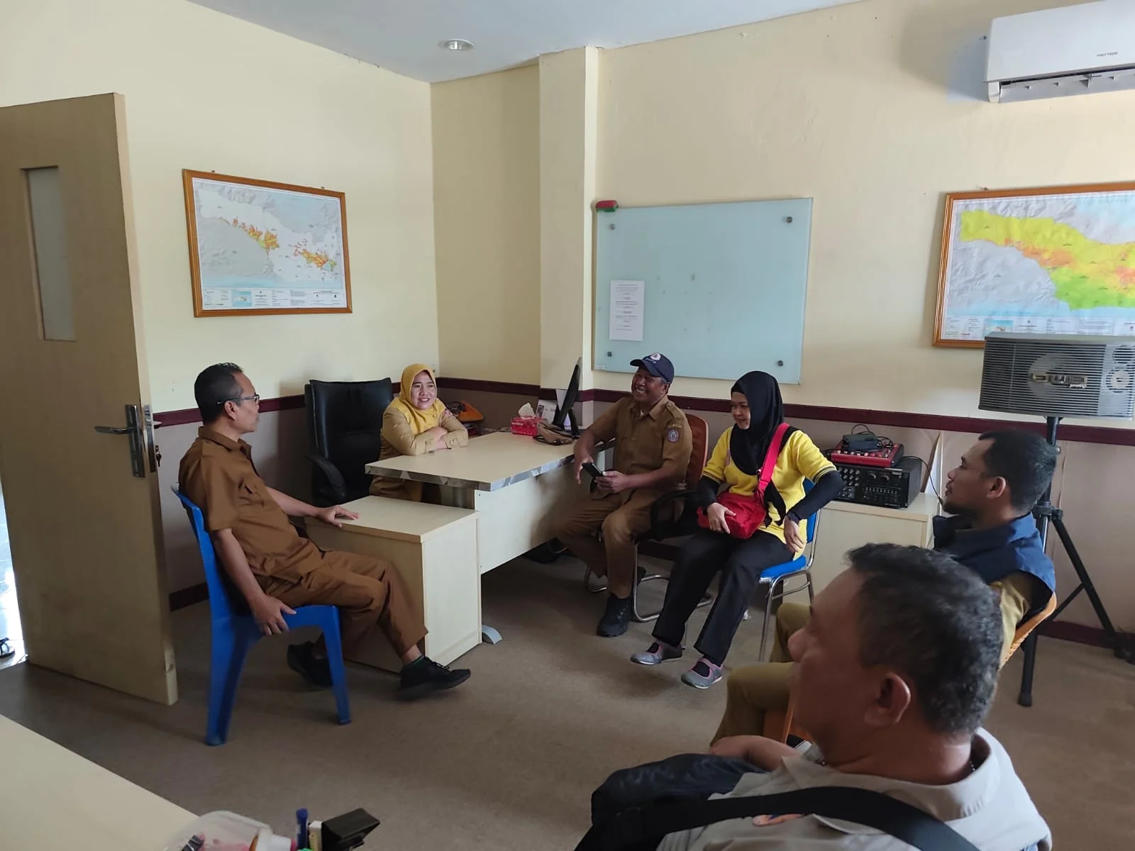 BPBD Provinsi Koordinasi dengan BPBD Kabupaten Gorontalo Kesiapan Menghadapi Musim Hujan