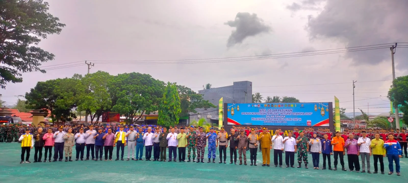 Apel Gelar Pasukan Ketupat Otanaha 2026, BPBD Gorontalo Kerahkan 15 Personel 