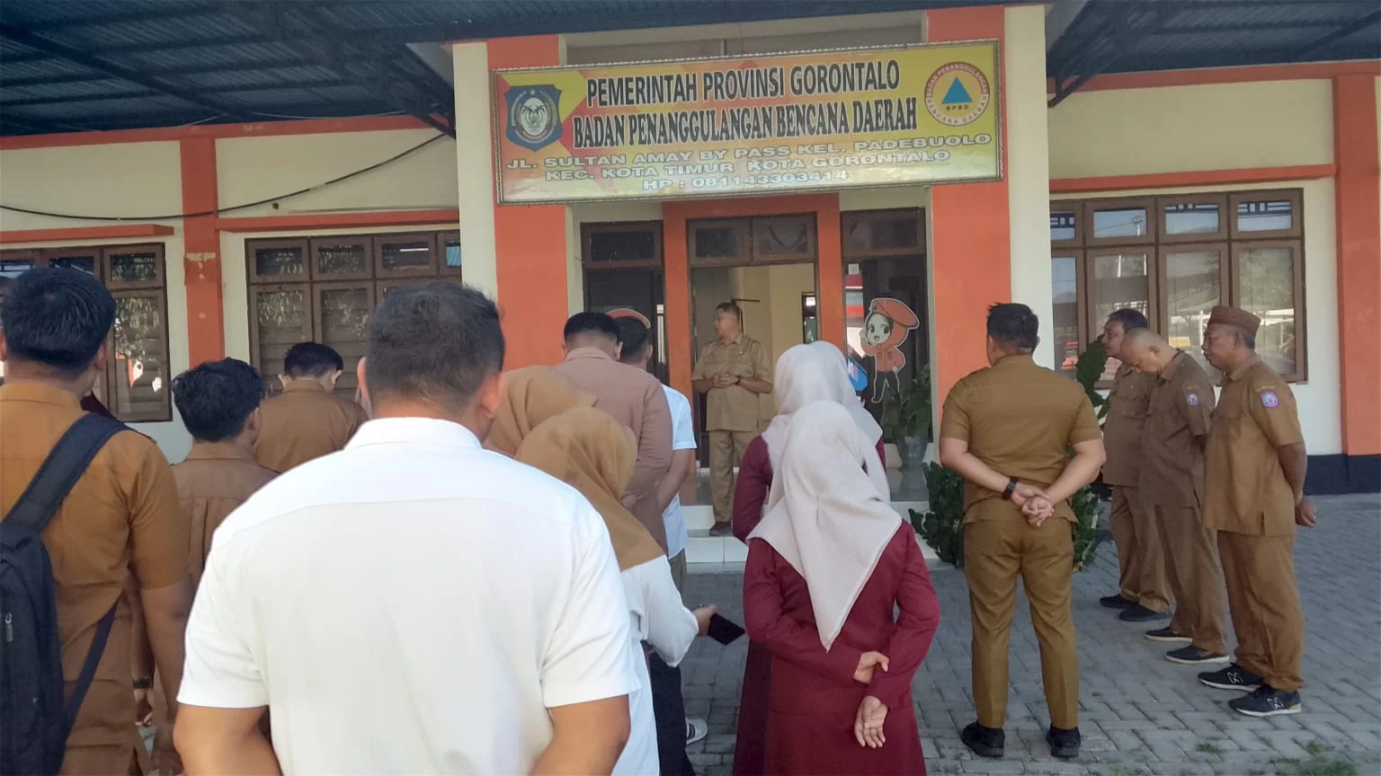 Apel Pagi BPBD Provinsi Gorontalo, Saling Mengingatkan Displin Kerja