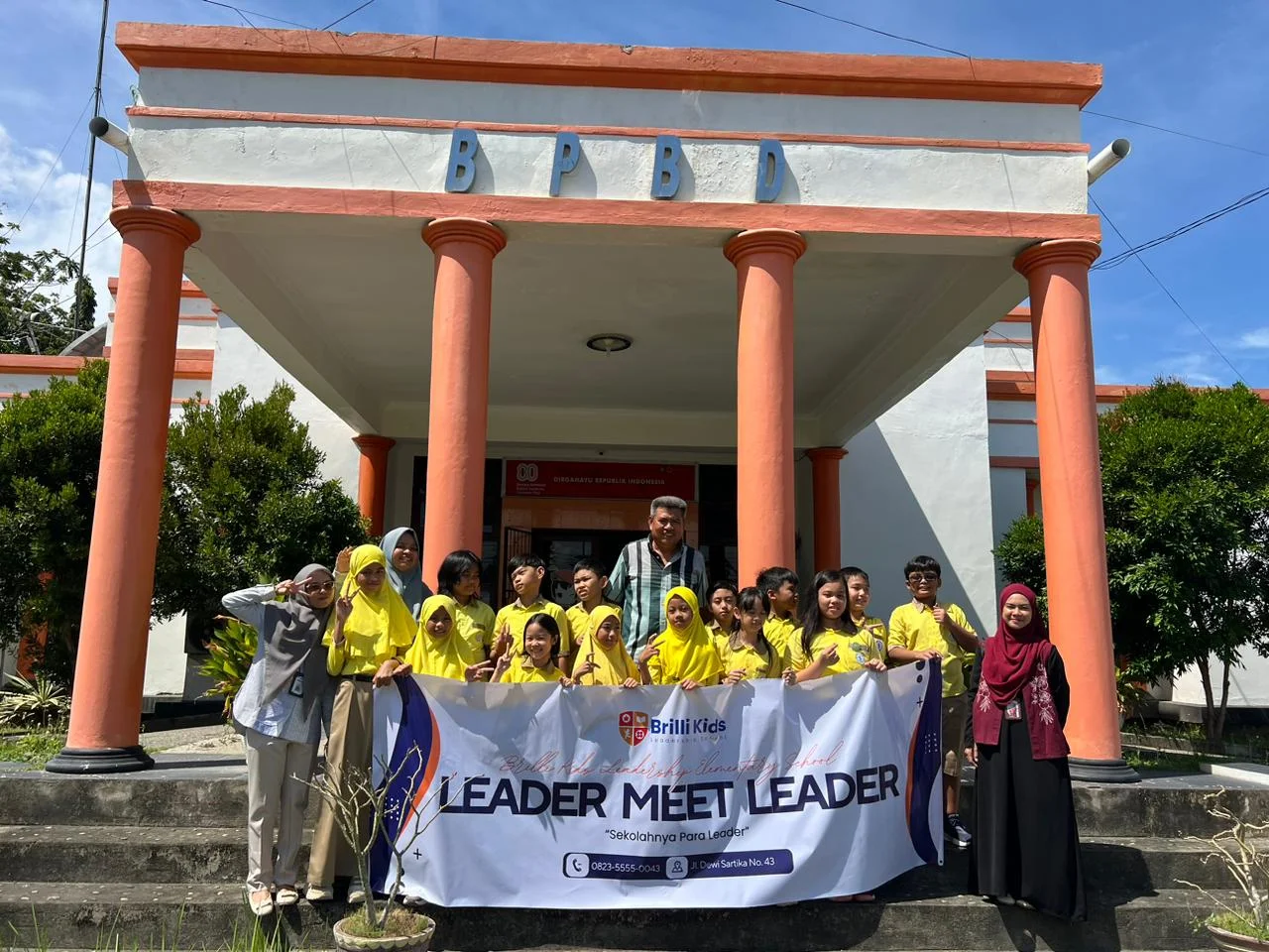 BPBD Provinsi Gorontalo Edukasi Siswa Brillikids School Belajar Leadership Siaga Bencana 
