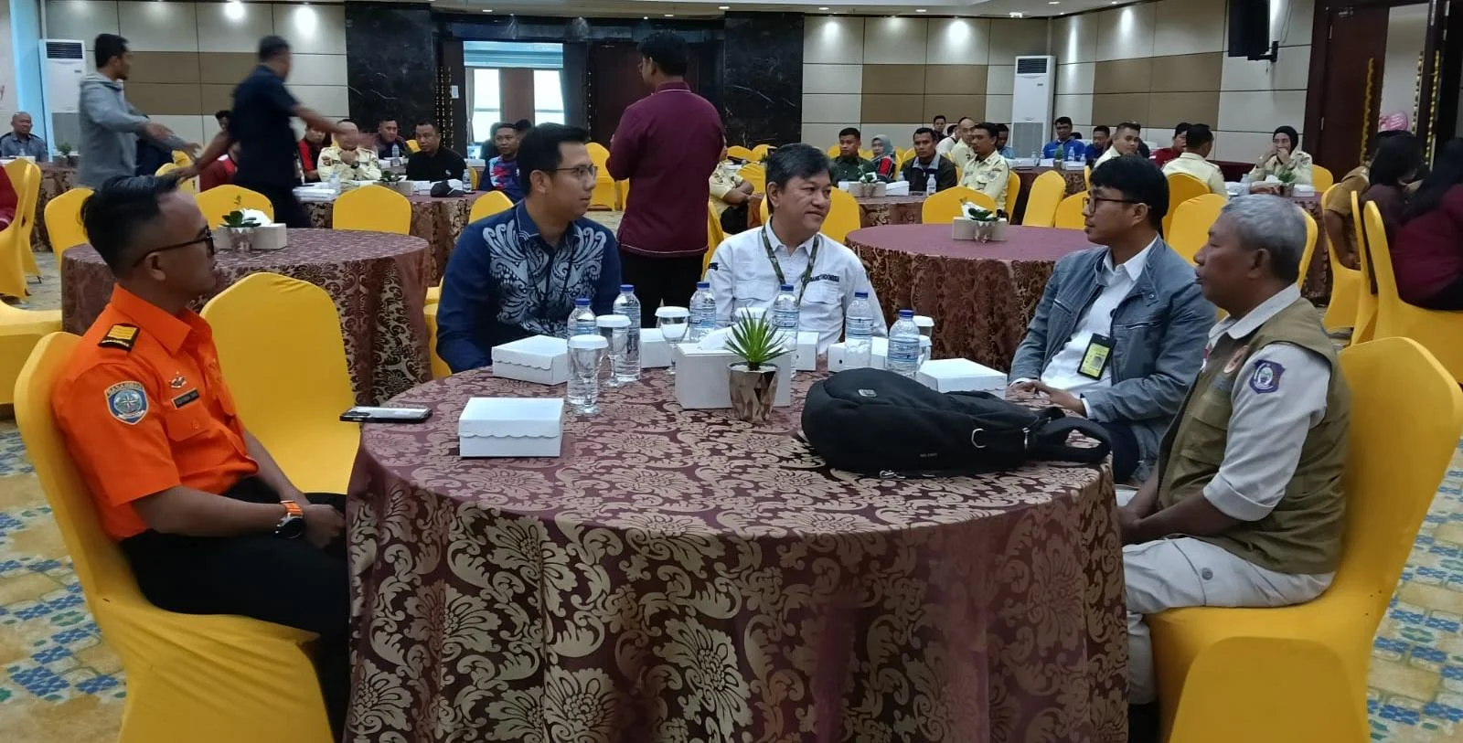 BPBD Provinsi Gorontalo Hadiri Sosialisasi dan Simulasi Penanggulangan Bencana