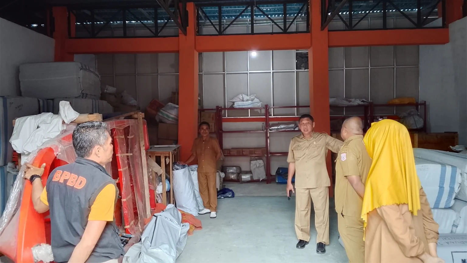Pengecekan Aset-Peralatan BPBD Provinsi Gorontalo