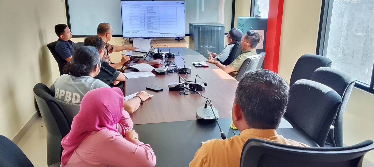 Gelar Rapat Internal BPBD Gorontalo Bahas Review Penilaian IKD Kabupaten-Kota 