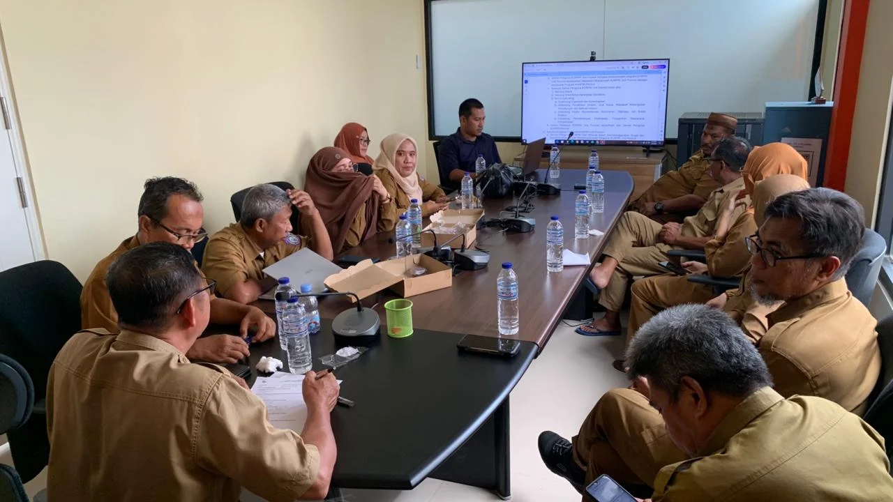 BPBD Provinsi Gelar Rapat Usulan-Daftar Nama Dewan Pengurus KORPRI Gorontalo