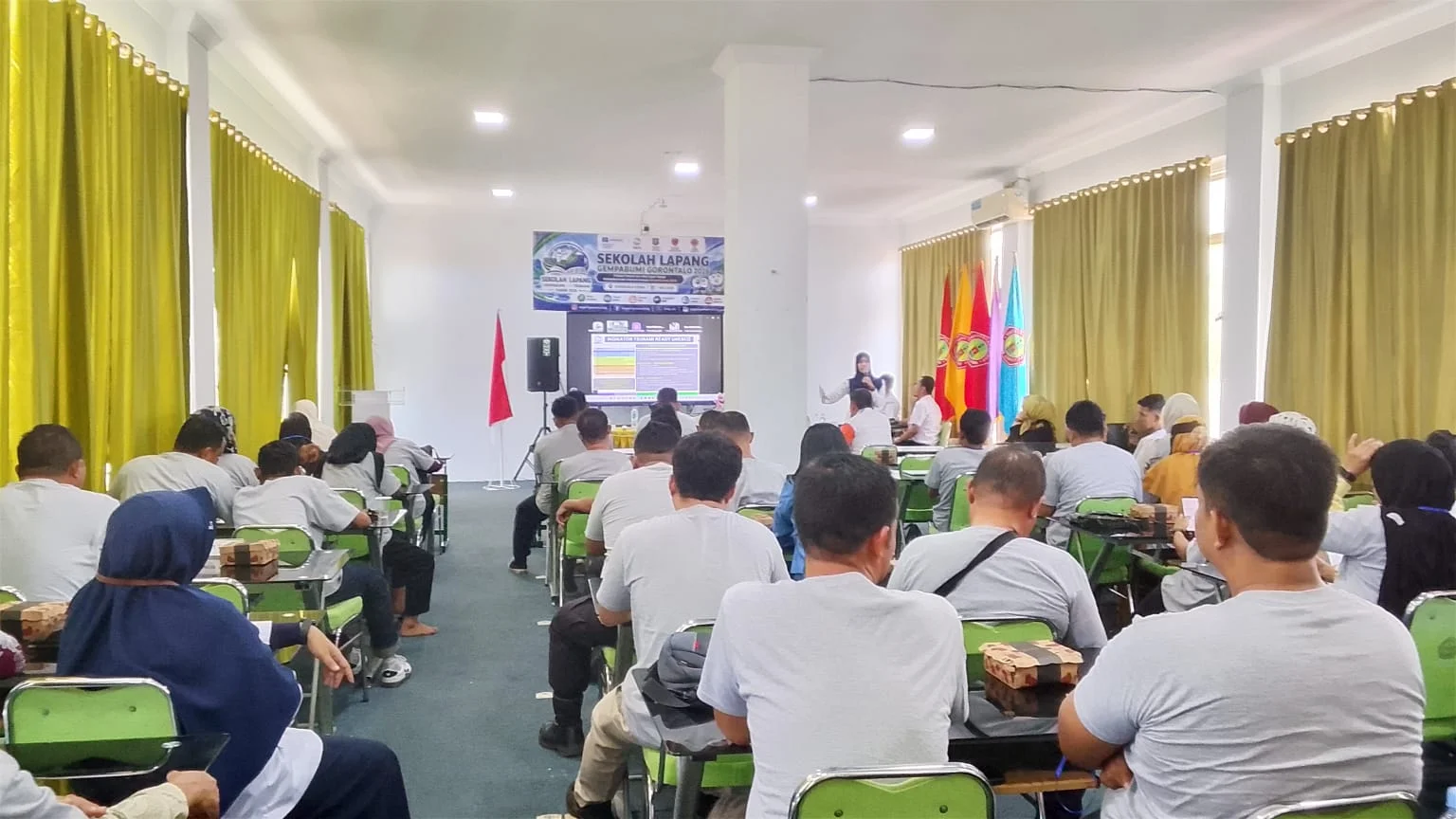 Perkuat Penanggulangan Bencana, BPBD Gorontalo Ikut Sekolah Lapang Gempa Bumi di Gorut