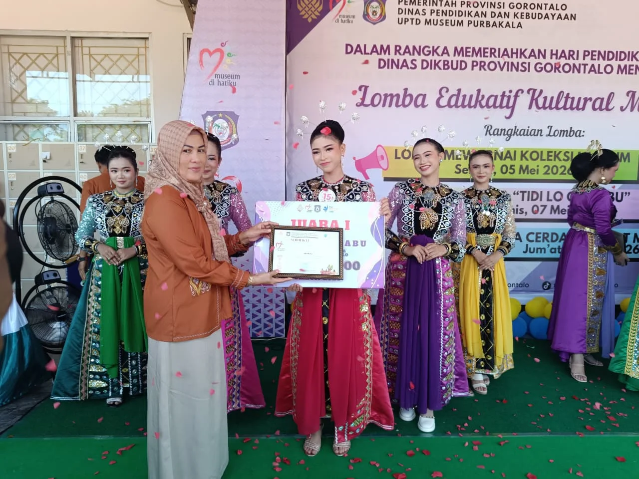 SMAN 3 Gorontalo Raih Terbaik 1 Lomba Tidi Lo O’ayabu  Pada Kegiatan Edukatif Kultural Museum
