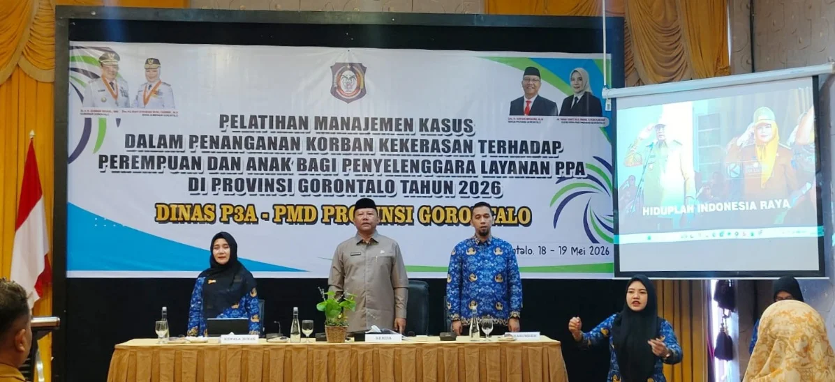 Pemprov Gorontalo Perkuat Penanganan Kasus Perempuan dan Anak Melalui Pelatihan Manajemen Kasus