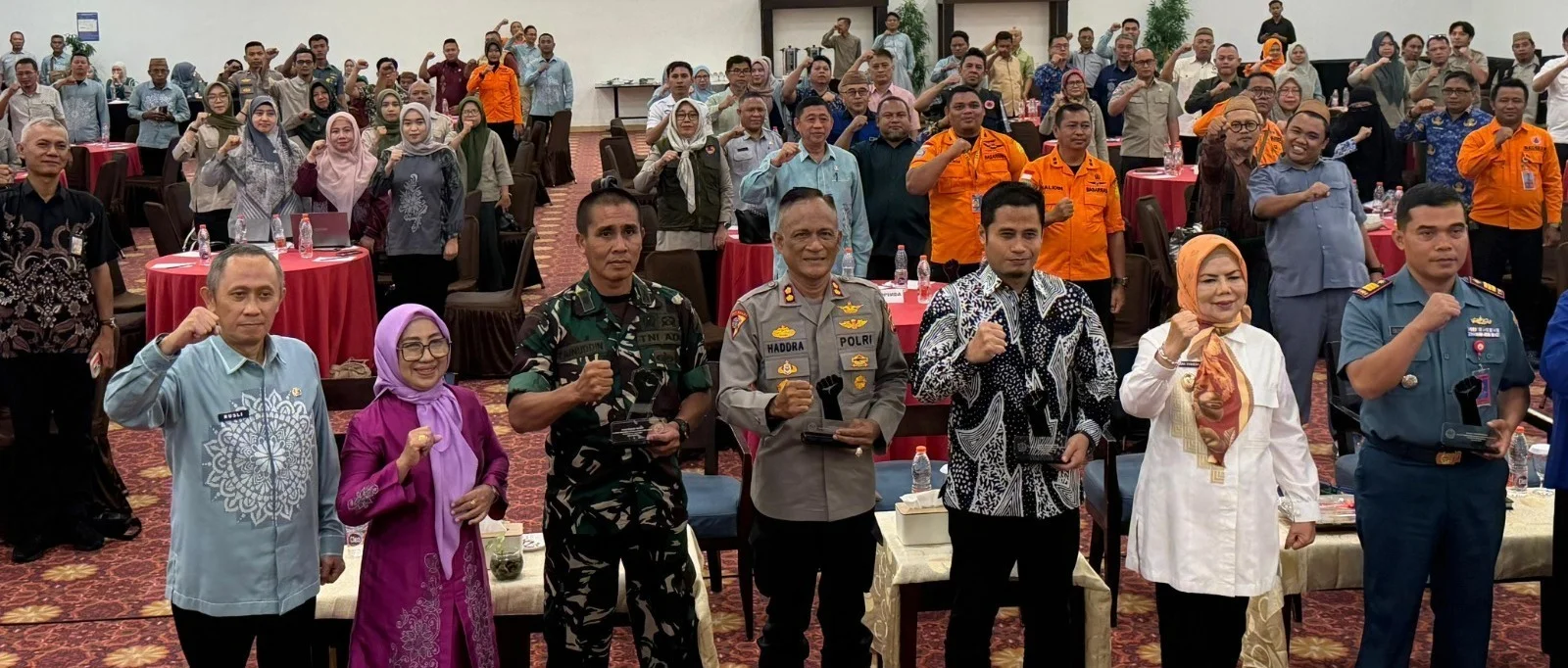 Koordinasi Lintas Sektor-Pemantauan Pusdalops, BPBD Provinsi Gorontalo Siaga Hadapi Musim Hujan