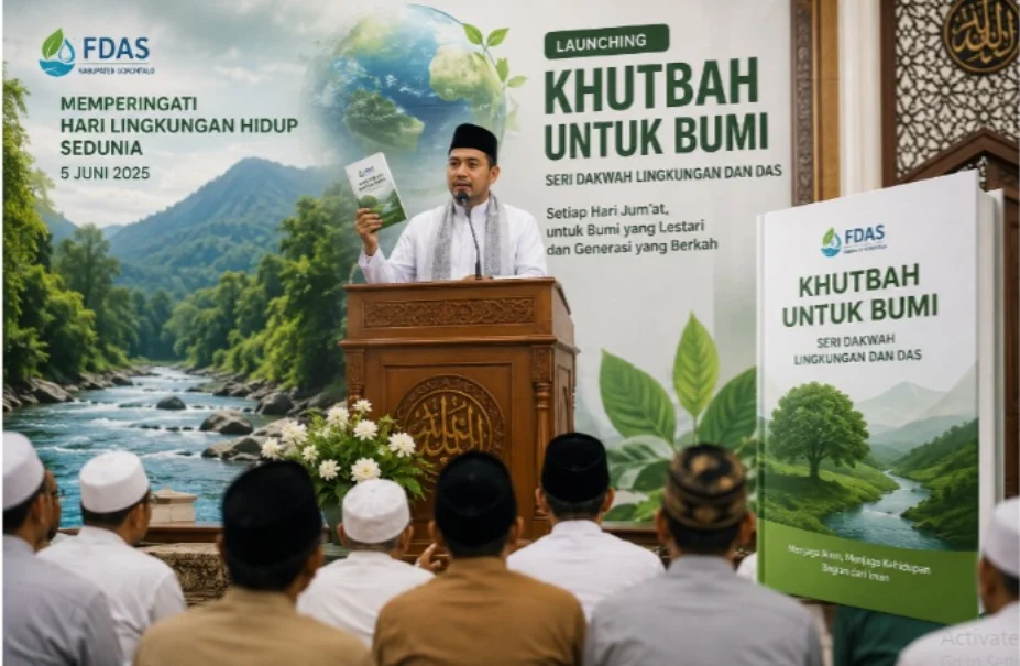 Khutbah untuk Bumi: FDAS Kabupaten Gorontalo Luncurkan Seri Dakwah Lingkungan dan DAS pada Hari Lingkungan Hidup Sedunia