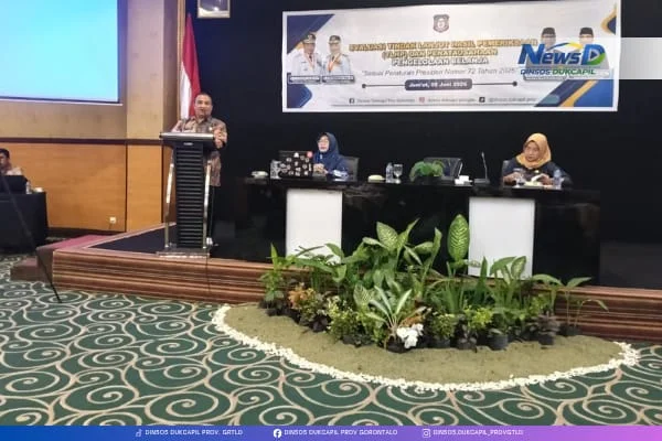 Dinsosdukcapil Gorontalo Evaluasi TLHP dan Penatausahaan Belanja Sesuai Perpres Nomor 72 Tahun 2025