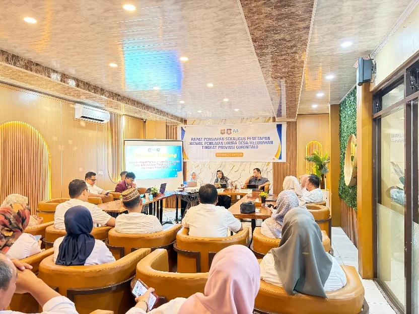 DPPPA-PMD Provinsi Gorontalo Gelar Rapat Persiapan dan Tetapkan Jadwal Penilaian Lomba Desa/Kelurahan Tingkat Provinsi 2026
