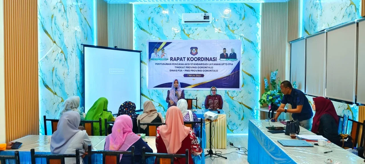 DPPPA-PMD Provinsi Gorontalo Gelar Rakor Penyusunan Rencana Aksi Perlindungan Perempuan dan Anak Tahun 2026