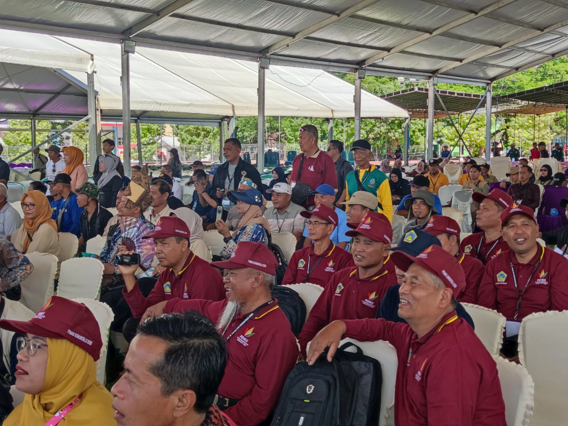 Sumringah Riuh Tepuk Tangan Kontingen Warnai Lomba Peragaan Asah Terampil-Unjuk Tangkas PENAS Gorontalo