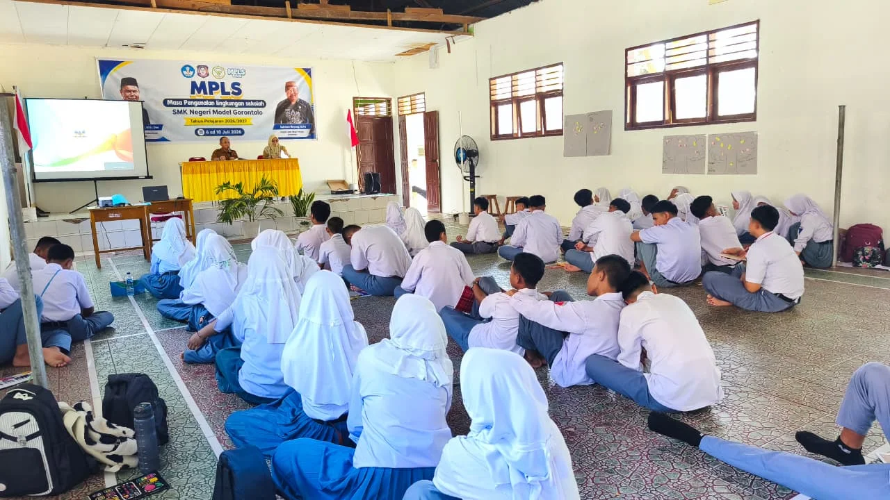 Kalak BPBD Bekali Siswa Baru SMK Model Gorontalo dengan Edukasi Mitigasi-Penanganan Bencana
