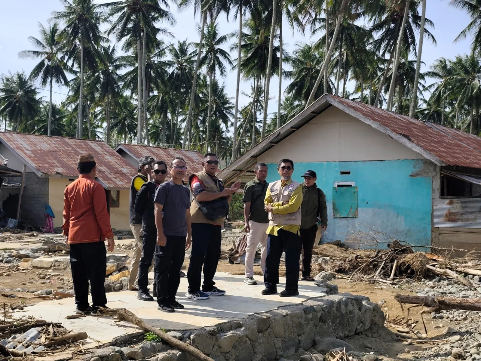 Jitupasna BPBD Lakukan Inventaris Awal Kerusakan Infrastruktur Pascabencana Biau Gorontalo Utara