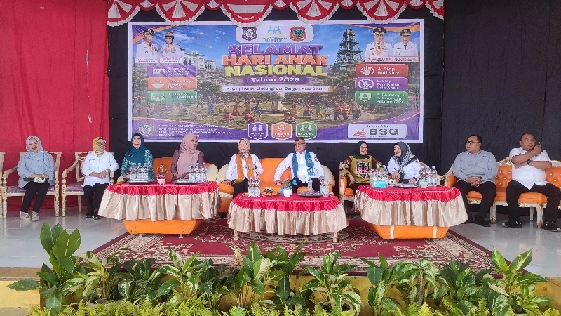 Kolaborasi Pemprov Gorontalo, Pemkab Gorontalo, dan Bank SulutGo Semarakkan Peringatan Hari Anak Nasional 2026