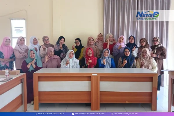 DWP Dinsosdukcapil Gorontalo Matangkan Persiapan Sambut Kunjungan Ketua DWP Provinsi dan Lomba Antar Unit
