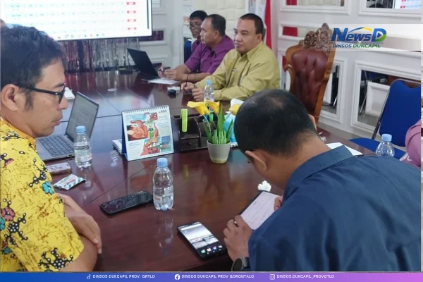 Dinsosdukcapil Gorontalo dan Tim SKALA Perkuat Kolaborasi Pengelolaan Data Lansia dan Disabilitas