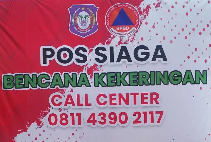 Pemprov Gorontalo Buka Pos Siaga Kekeringan, Masyarakat Bisa Lapor Melalui Call Center BPBD