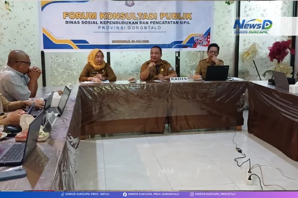 Dinsosdukcapil Gorontalo Gelar FKP, Reflin Buata: Pelayanan Harus Berdampak Nyata bagi Masyarakat