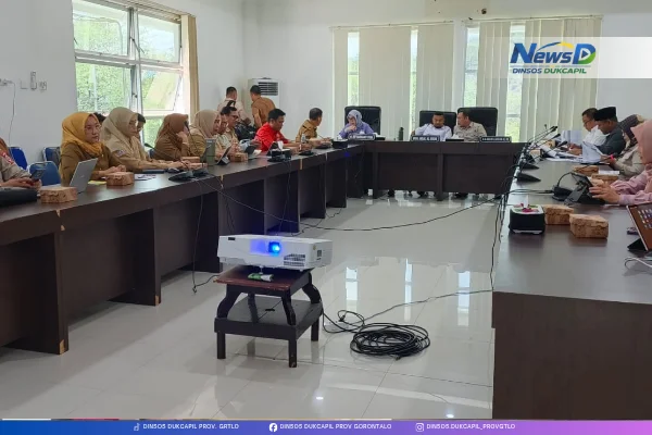 Dinsosdukcapil Gorontalo Perkuat Sinergi dengan DPRD Bahas APBD Perubahan 2026