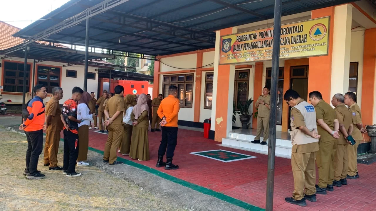 Apel Pagi BPBD Gorontalo: Perkuat Sinergi, Profesionalisme, Wujudkan Pelayanan Kebencanaan yang Optimal