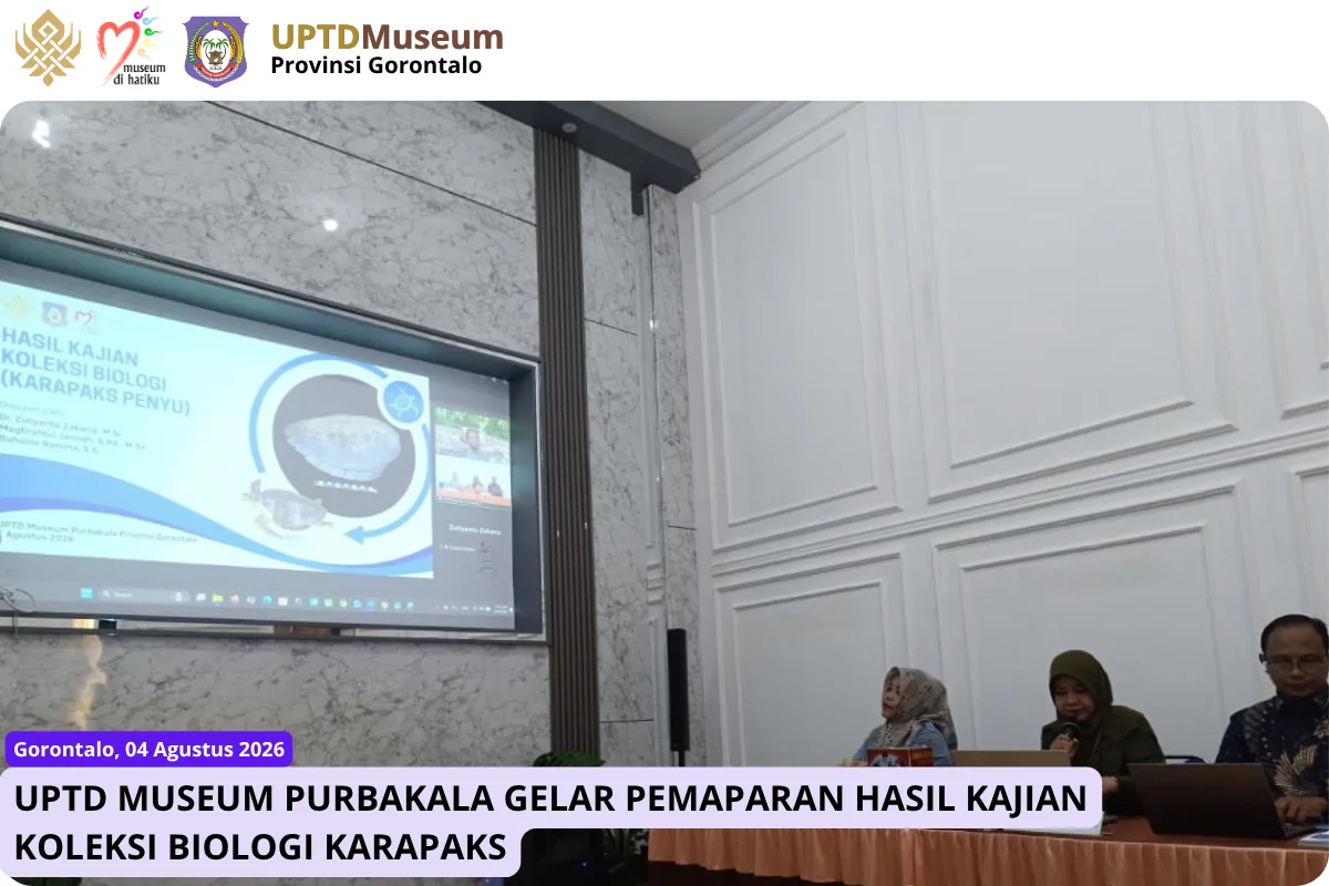 UPTD Museum Purbakala Gelar Pemaparan Hasil Kajian Koleksi Biologi Karapaks