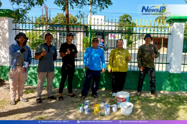Persiapan Apel Kehormatan dan Renungan Suci, TMP Pentadio Dipercantik