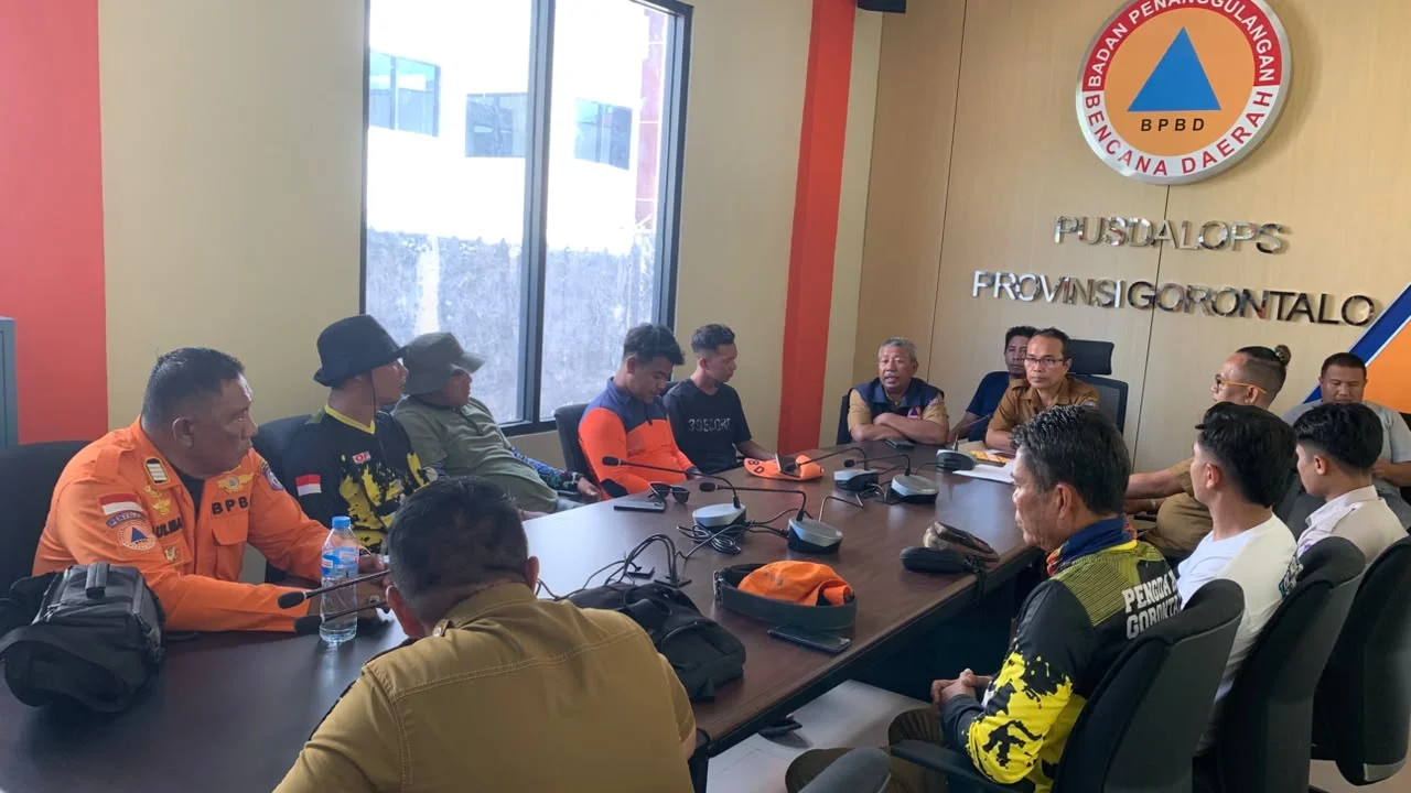 Rapat Koordinasi BPBD Gorontalo, Matangkan Penyaluran Air Bersih untuk Warga Terdampak Kekeringan