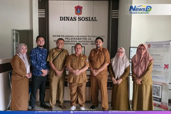 Penanganan Gepeng di Perkuat, Dinsosdukcapil Gorontalo Konsolidasikan dan Koordinasi Kabupaten/ Kota