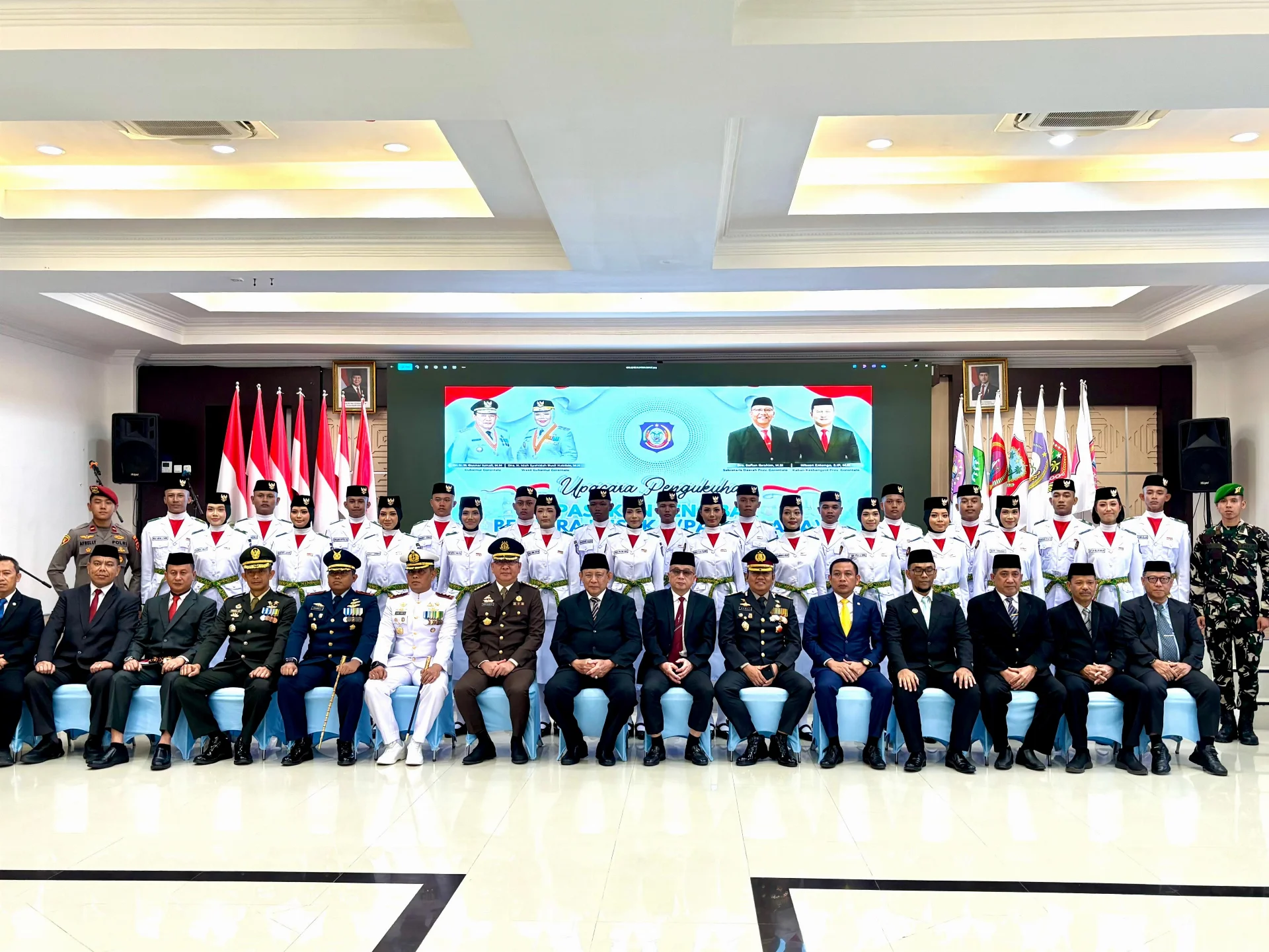 Dikukuhkan Gubernur, 25 Paskibraka Gorontalo Siap Kibarkan Merah Putih di HUT Ke-81 RI